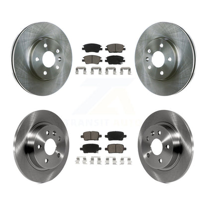 Disc Brake Rotors And Ceramic Pads Front Rear Kit For Chevrolet Cruze