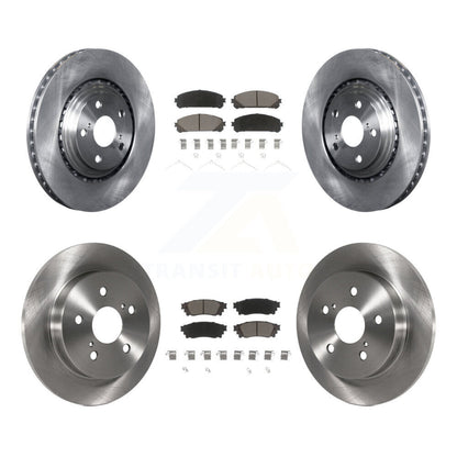 Disc Brake Rotors And Ceramic Pads Front Rear Kit For Lexus NX300 NX200t NX300h