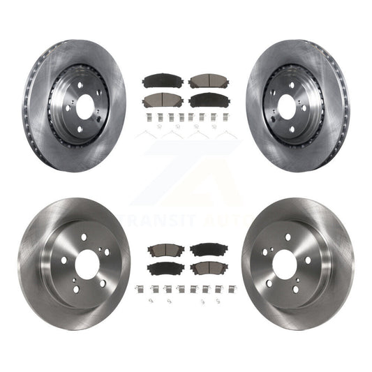 Disc Brake Rotors And Ceramic Pads Front Rear Kit For Lexus NX300 NX200t NX300h