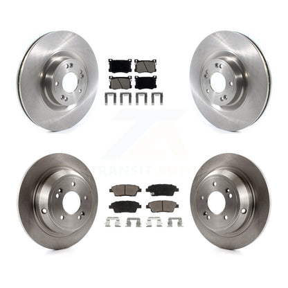 Brake Rotor And Ceramic Pad Front Rear Kit For Hyundai Genesis G80 Kia K900 3.8L