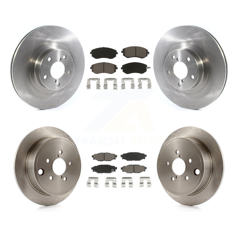 Brake Rotor And Ceramic Pad Front Rear Kit For Subaru Outback Impreza Legacy WRX