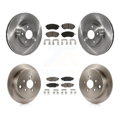 Disc Brake Rotors And Ceramic Pads Front Rear Kit For Subaru Impreza