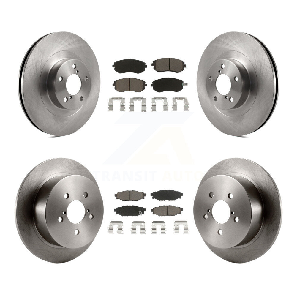 Disc Brake Rotors And Ceramic Pads Front Rear Kit For 2005 Subaru Outback Legacy
