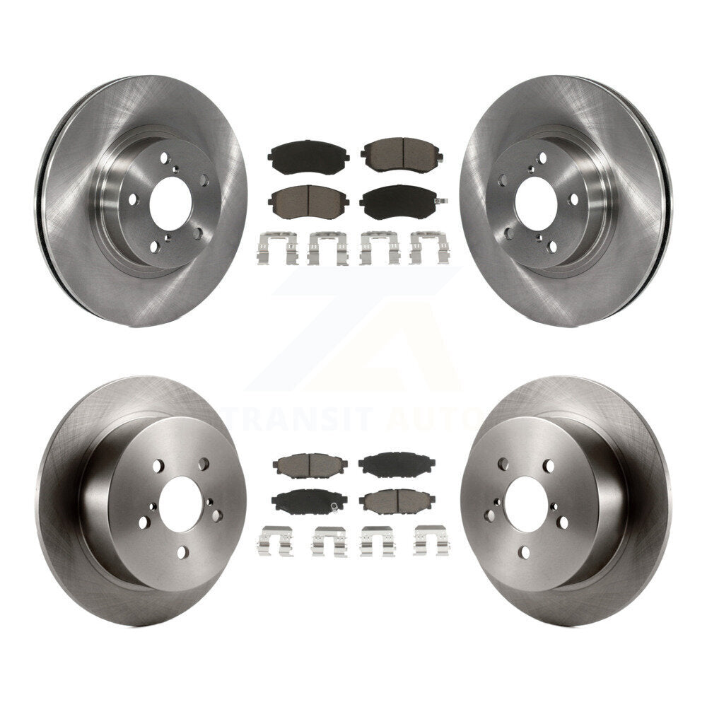 Disc Brake Rotor And Ceramic Pad Front Rear Kit For 2005 Subaru Legacy i/Limited