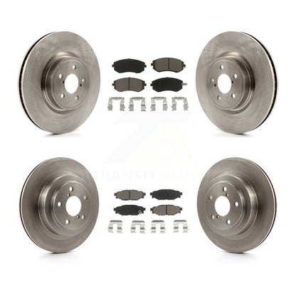 Disc Brake Rotors And Ceramic Pads Front Rear Kit For Subaru Legacy