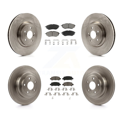 Disc Brake Rotors And Ceramic Pads Front Rear Kit For Subaru Legacy