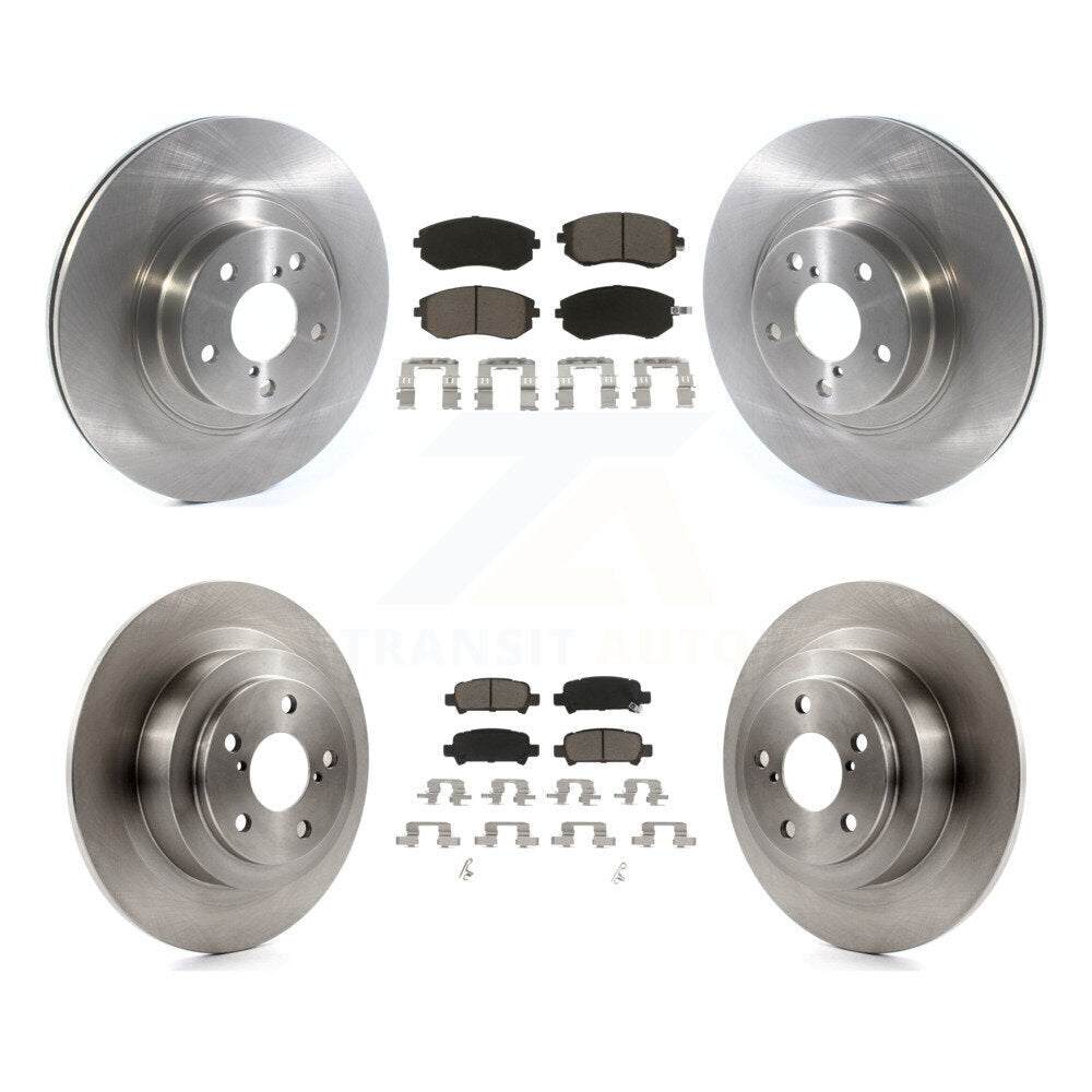 Brake Rotors & Ceramic Pad Front Rear Kit For 2005-2006 Subaru Baja Turbocharged