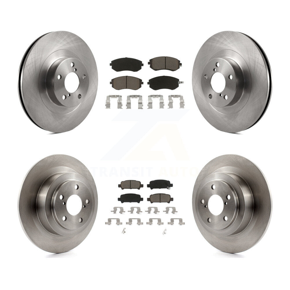 Disc Brake Rotors And Ceramic Pads Front Rear Kit For Subaru Outback Legacy Baja