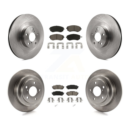 Brake Rotor And Ceramic Pad Front Rear Kit For Subaru Forester Impreza Saab 9-2X