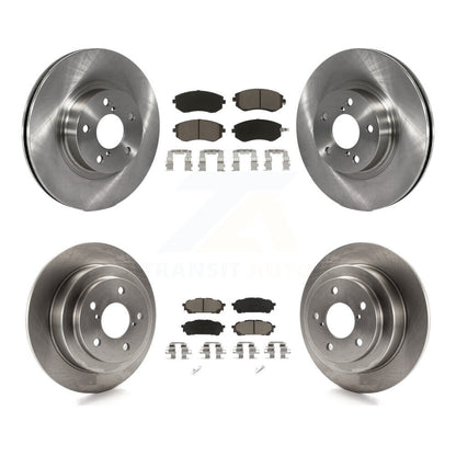Disc Brake Rotors And Ceramic Pads Front Rear Kit For Subaru Impreza Saab 9-2X