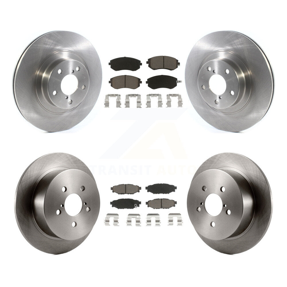 Disc Brake Rotors And Ceramic Pads Front Rear Kit For Subaru Outback Legacy