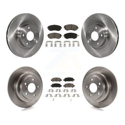 Disc Brake Rotor And Ceramic Pad Front Rear Kit For Subaru Impreza Outback RS TS