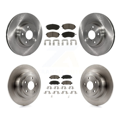Disc Brake Rotors And Ceramic Pads Front Rear Kit For Subaru Legacy