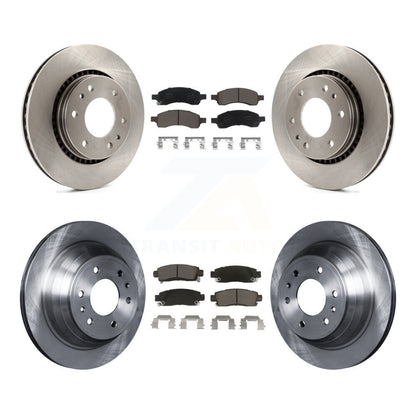 Brake Rotor Ceramic Pad Front Rear Kit For Chevrolet Trailblazer GMC Envoy Buick