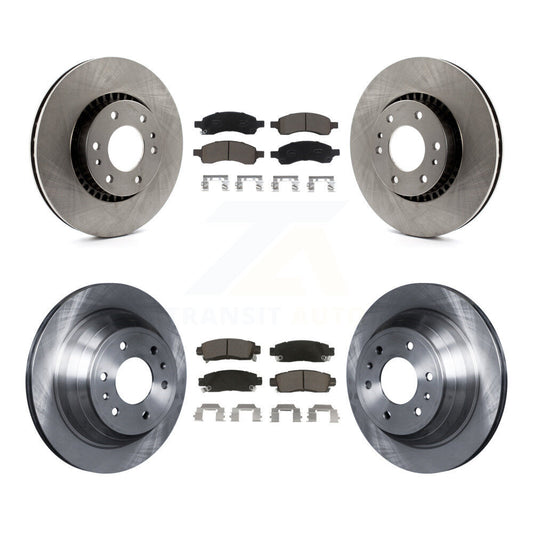Brake Rotors & Ceramic Pad Front Rear Kit For Chevrolet Trailblazer GMC Envoy XL