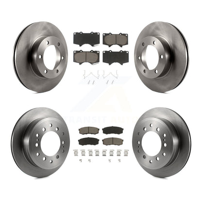 Disc Brake Rotors And Ceramic Pads Front Rear Kit For Toyota Sequoia
