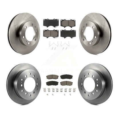 Disc Brake Rotors And Ceramic Pads Front Rear Kit For Toyota 4Runner FJ Cruiser