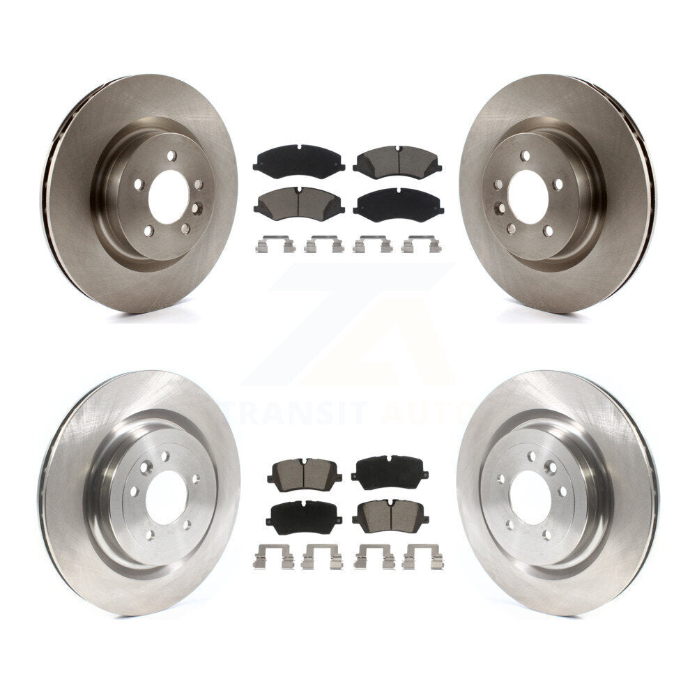 Disc Brake Rotors And Ceramic Pads Front Rear Kit For Land Rover Range Sport