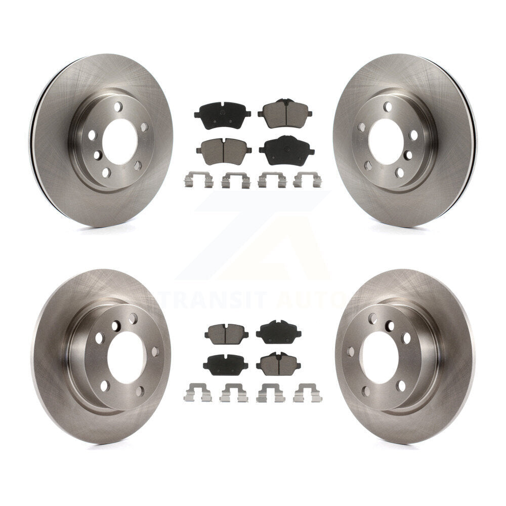 Disc Brake Rotor & Ceramic Pad Front Rear Kit For Mini Cooper Countryman Paceman