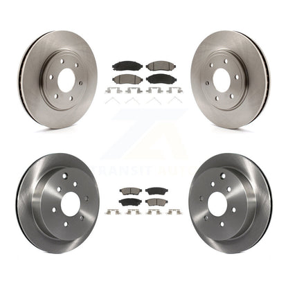 Brake Rotor & Ceramic Pad Front Rear Kit For Nissan Frontier Suzuki Equator 2.5L