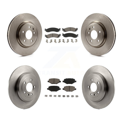Disc Brake Rotors And Ceramic Pads Front Rear Kit For 2010-2012 Ford Taurus SHO