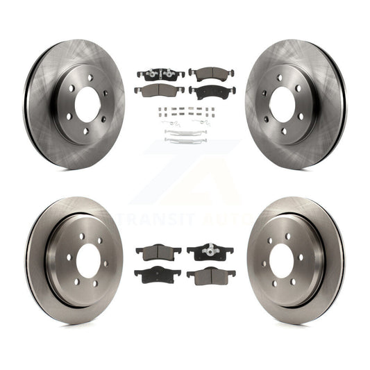 Brake Rotor And Ceramic Pad Front Rear Kit For Ford Expedition Lincoln Navigator