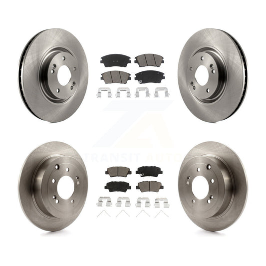 Brake Rotor & Ceramic Pad Front Rear Kit For 2017-2022 Kia Sportage Turbocharged