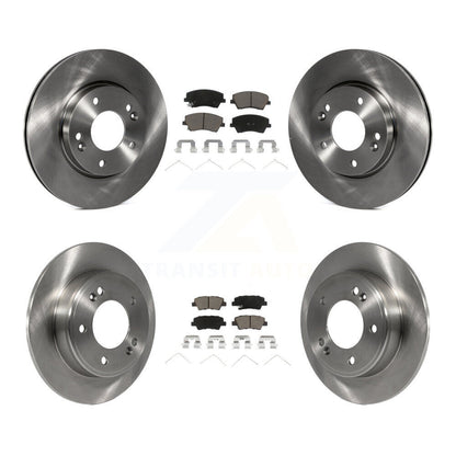 Disc Brake Rotor & Ceramic Pad Front Rear Kit For 2017-2020 Hyundai Elantra 2.0L