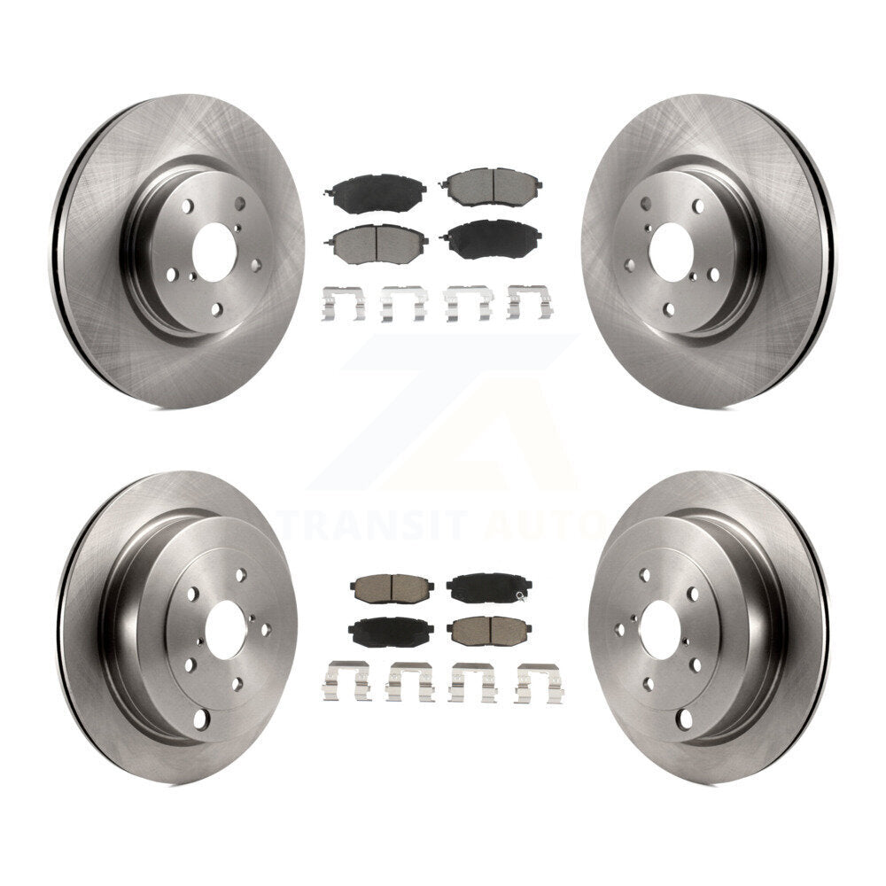 Disc Brake Rotors And Ceramic Pads Front Rear Kit For Subaru Tribeca B9
