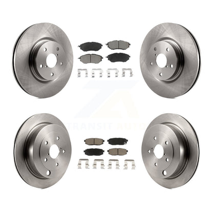Disc Brake Rotors And Ceramic Pads Front Rear Kit For Subaru Tribeca B9