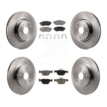 Disc Brake Rotors And Ceramic Pads Front Rear Kit For Subaru Outback WRX Legacy
