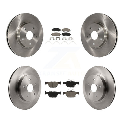 Disc Brake Rotor And Ceramic Pad Front Rear Kit For 2016-2019 Subaru Legacy 2.5L