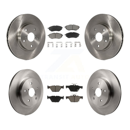 Disc Brake Rotors And Ceramic Pads Front Rear Kit For 2015 Subaru Legacy 2.5L