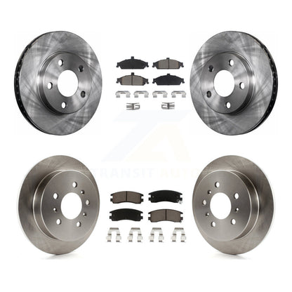 Brake Rotor And Ceramic Pad Front Rear Kit For Pontiac Grand Am Oldsmobile Alero