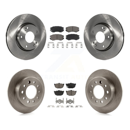 Disc Brake Rotors And Ceramic Pads Front Rear Kit For Hyundai Tiburon