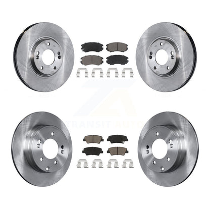 Disc Brake Rotors And Ceramic Pads Front Rear Kit For Hyundai Azera