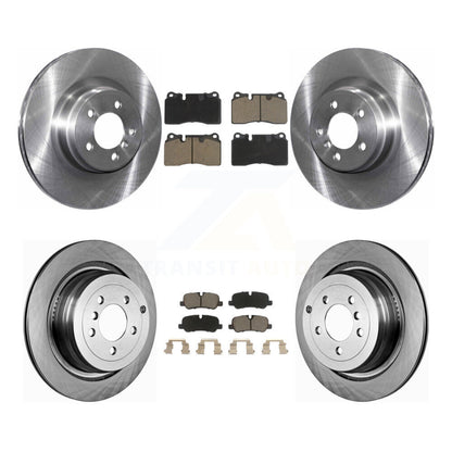 Brake Rotor & Ceramic Pad Front Rear Kit For 06-09 Land Rover Range Supercharged