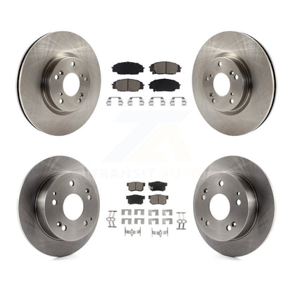Disc Brake Rotors And Ceramic Pads Front Rear Kit For 2002-2006 Acura RSX Type-S