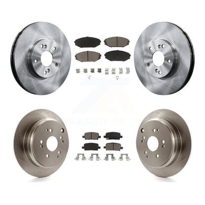 Disc Brake Rotors And Ceramic Pads Front Rear Kit For 2002-2004 Honda Odyssey