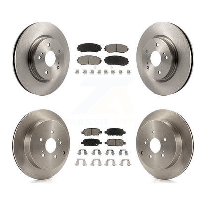 Disc Brake Rotors & Ceramic Pad Front Rear Kit For 2009-2013 Suzuki Grand Vitara