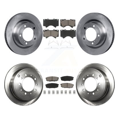 Brake Rotor And Ceramic Pad Front Rear Kit For Toyota Tundra Sequoia Lexus LX570