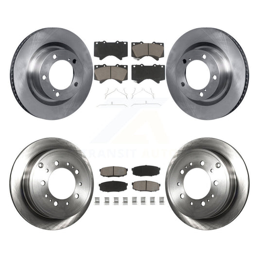 Brake Rotor And Ceramic Pad Front Rear Kit For Toyota Tundra Sequoia Lexus LX570