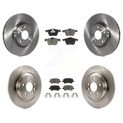 Disc Brake Rotors And Ceramic Pads Front Rear Kit For Volvo V70