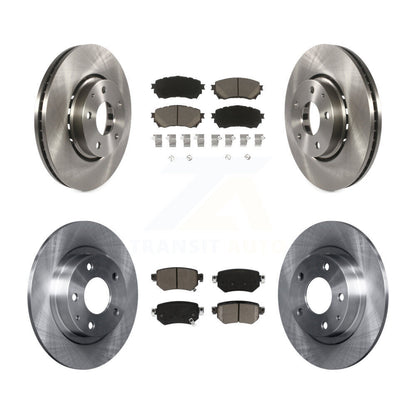 Brake Rotor Ceramic Pad Front Rear Kit For 2019-2021 Mazda 6 Naturally Aspirated