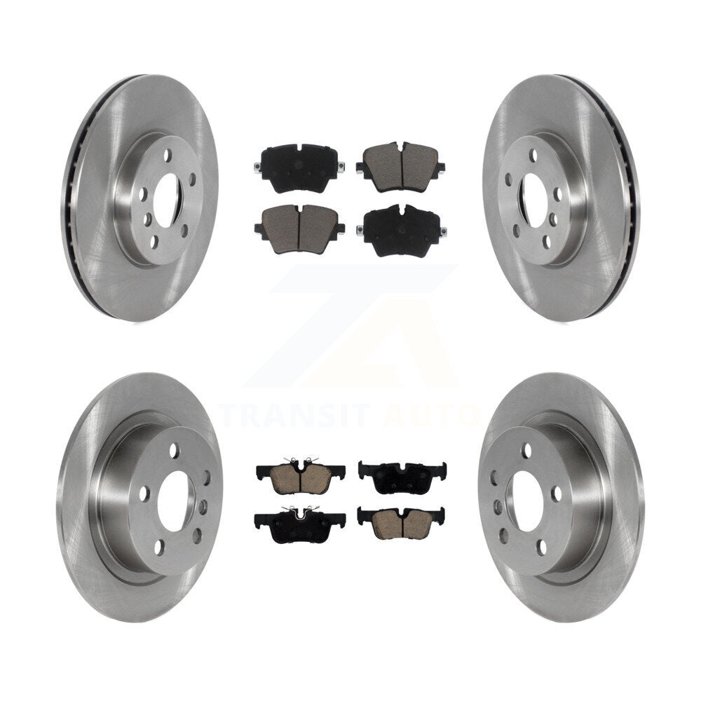 Disc Brake Rotor & Ceramic Pad Front Rear Kit For Mini Cooper Countryman Clubman