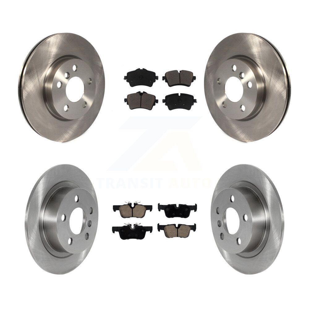 Disc Brake Rotors And Ceramic Pads Front Rear Kit For Mini Cooper Clubman