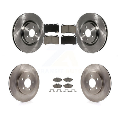 Disc Brake Rotors And Ceramic Pads Front Rear Kit For Ford Mustang