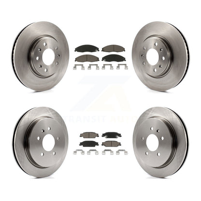 Brake Rotors & Ceramic Pad Front Rear Kit For Cadillac CTS With Sport Suspension