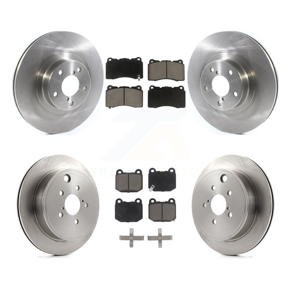 Brake Rotors Ceramic Pad Front Rear Kit For 2019 Toyota 86 Without Brembo Brakes