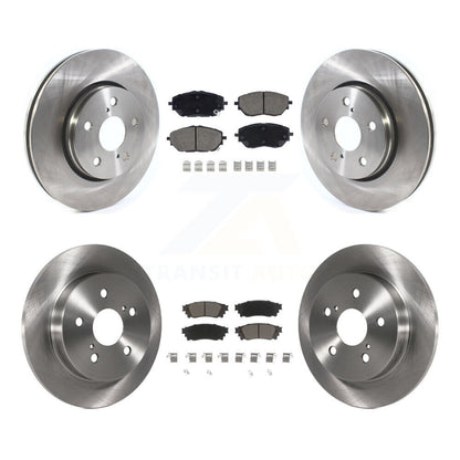 Disc Brake Rotors And Ceramic Pads Front Rear Kit For 2018 Toyota C-HR